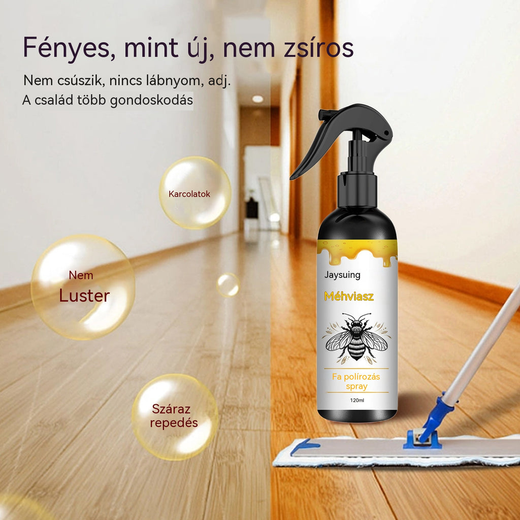 【Korlátozott ideig akció!】Méhviasszal átitatott fa polírozó spray bútorok karbantartásához és repedések megelőzéséhez
