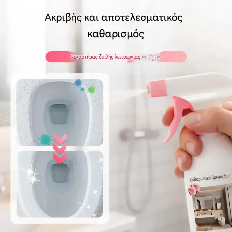 🚿✨ 50% KEDVEZMÉNY! Többfunkciós fürdőszobai tisztító spray – Gyorsan feloldja a vízkövet és a szappanmaradványokat 🧼💨