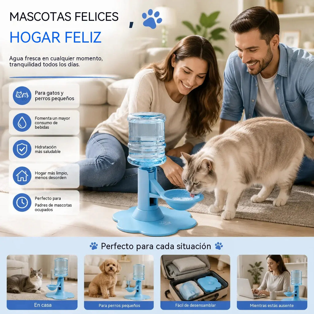 🐾 Automata kisállat vízadagoló – gravitációs önutántöltő itatótál kutyáknak és macskáknak