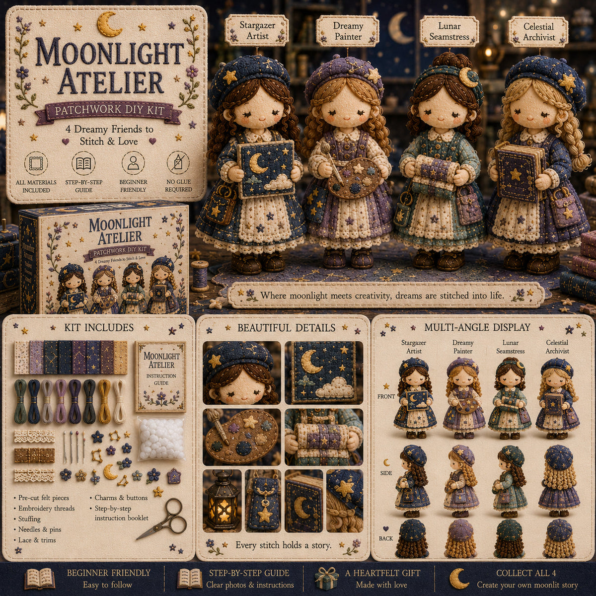 Utolsó nap: Élvezd a 50% kedvezményt!  Miniatűr patchwork készlet a Miniature World sorozatból