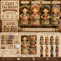 Utolsó nap: Élvezd a 50% kedvezményt!  Miniatűr patchwork készlet a Miniature World sorozatból