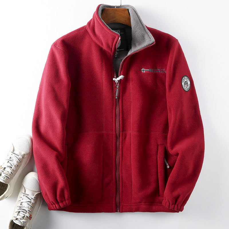 【50% OFF🔥7 napon belül kézbesítjük🔥】❄️🧥Férfi vastag gyapjú bársonykabát, plus size, meleg és kényelmes őszre és télre