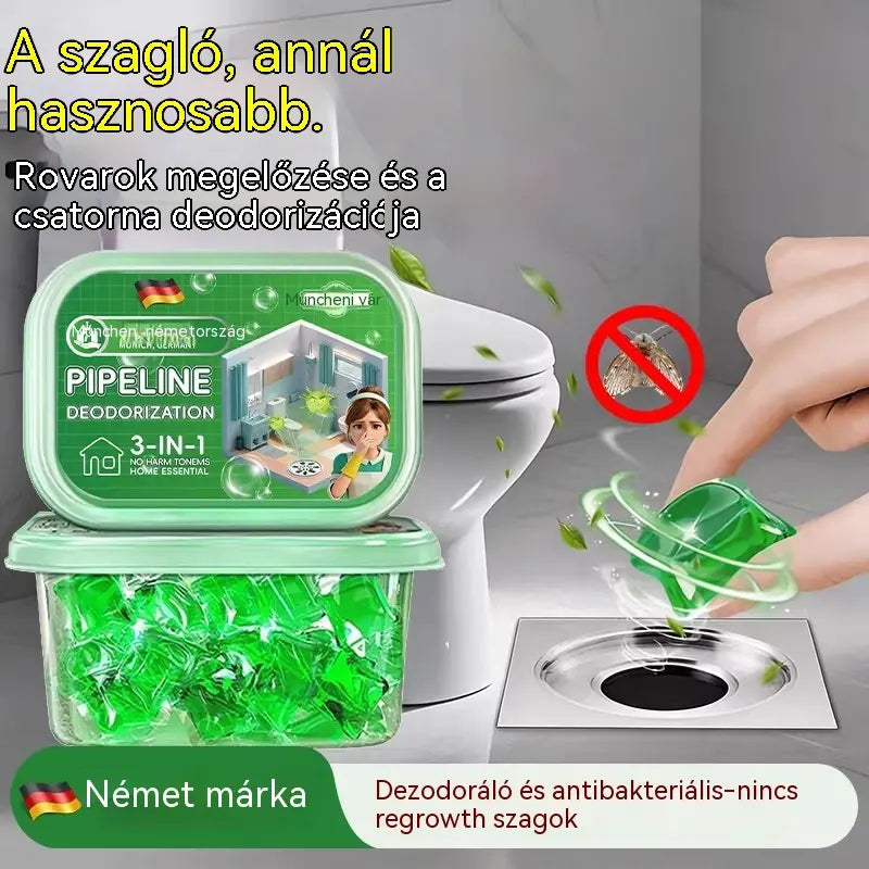 Féláron, csak korlátozott ideig! 2 csomag (összesen 100 db) 🔥🎉 Több mint 30 000 csomag kelt el! 🎉 Kifejezetten a lefolyókból származó kellemetlen szagok megszüntetésére