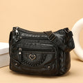 💐【50% KEDVEZMÉNY!】🎁Női puha PU keresztpántos táska – Több zseb a tökéletes rendszerezésért 👜🔑