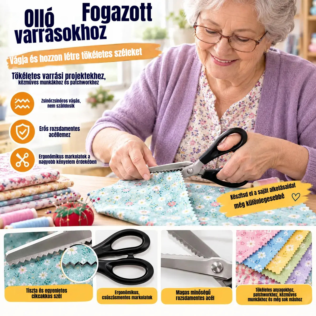 【Vásárolj 1-et, kapsz 1-et ingyen】✂️【2 darab】🔥✂️ Professzionális rózsaszín olló – Éles, rózsaszín olló