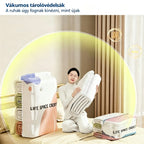 👕📦 【5 részes készlet】Kompressziós ruhatároló zsákok; nem igényel porszívózást, megerősített kialakítás